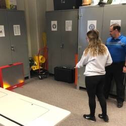 Occupational Safety & Health Management Program Conducts Fire Extinguisher Training